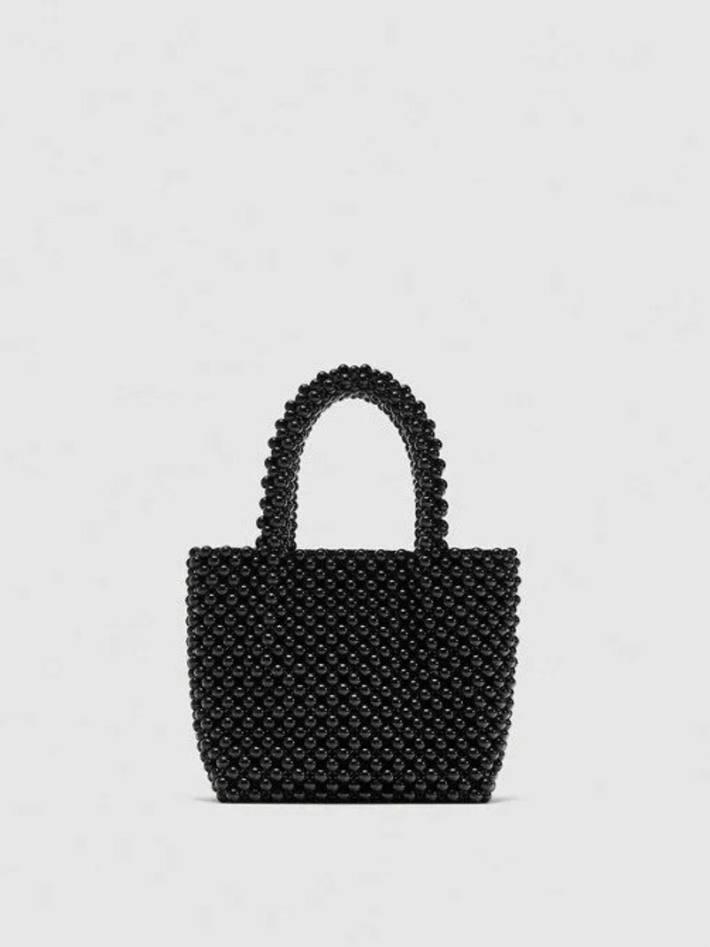 Zara beaded black bag mini tote